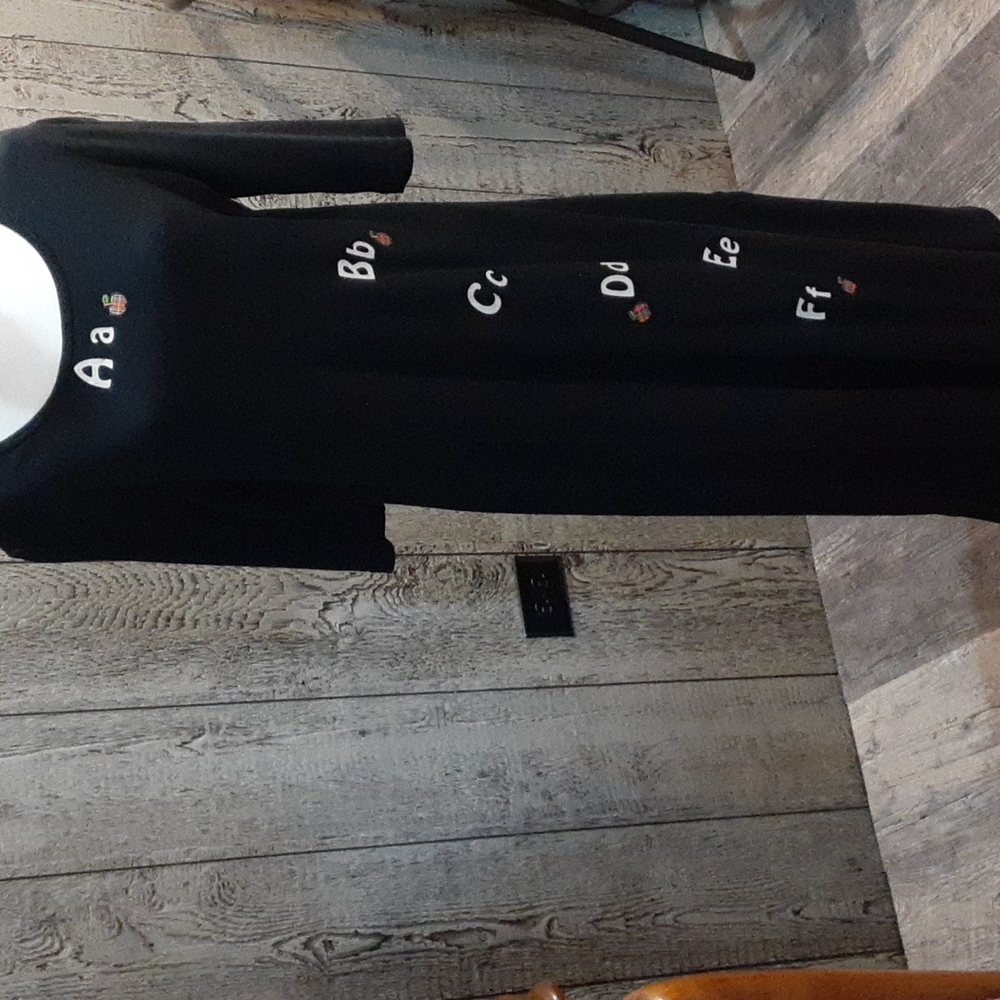 M - black teacher school dress very cute